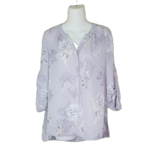 Maurices - Purple Floral Blouse | Size: S